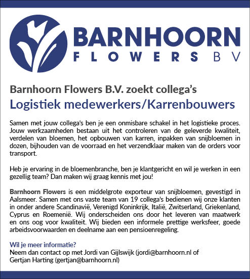 Vacature Logistiek medewerkers/Karrenbouwers