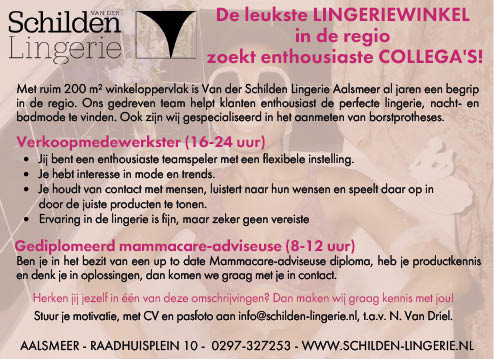 Vacature Diverse functies