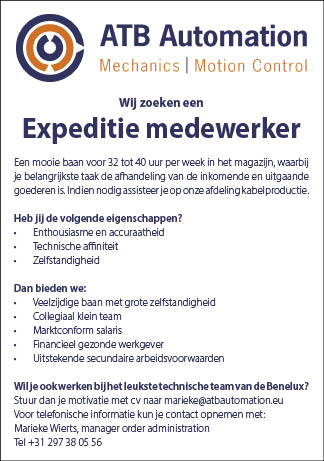 Vacature Expeditie medewerker