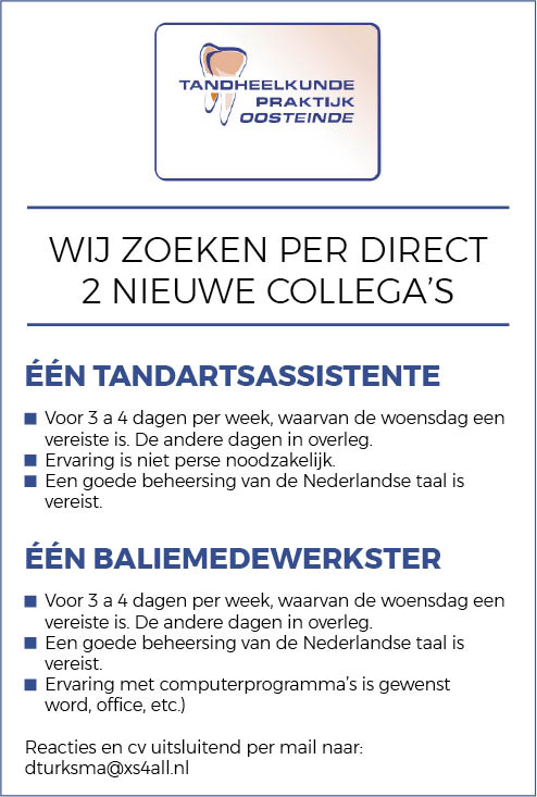 Vacature Diverse functies