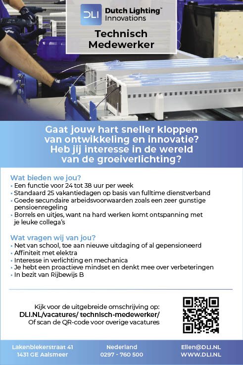 Vacature Technisch Medewerker