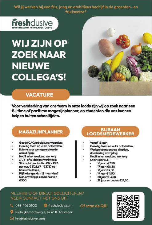 Vacature Diverse functies