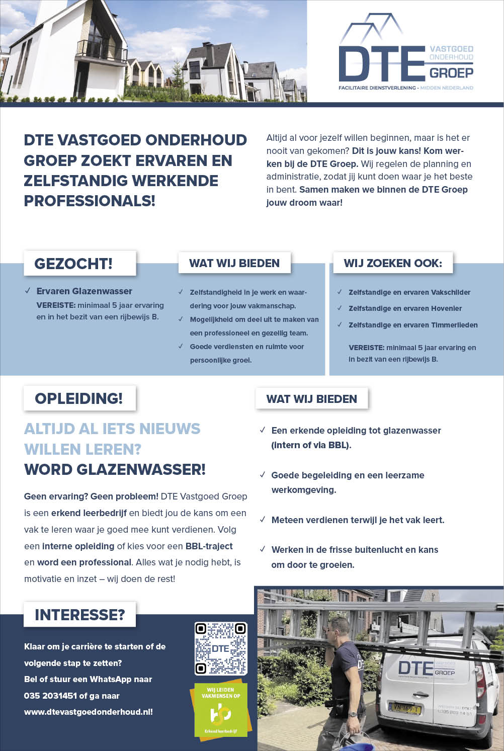 Vacature Diverse functies