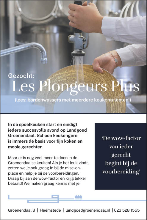 Vacature Les Plongeurs Plus