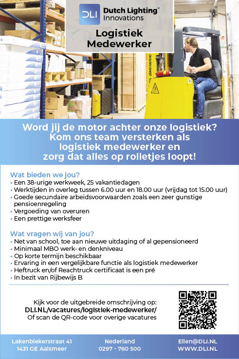 Vacature Logistiek Medewerker