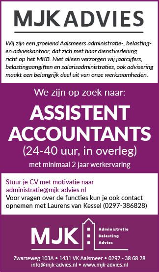 Vacature Assistent Accountants