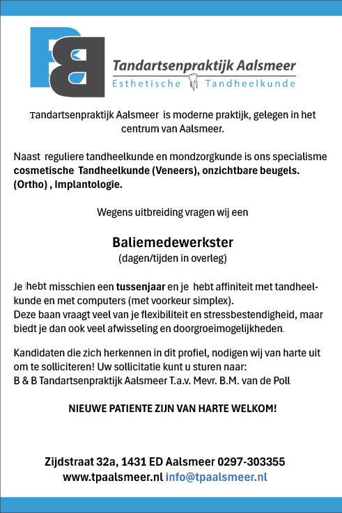 Vacature Baliemedewerker