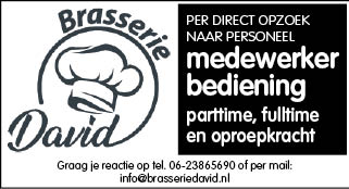 Vacature Medewerker Bediening