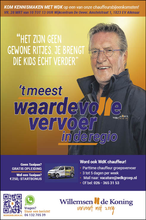 Vacature Chauffeur