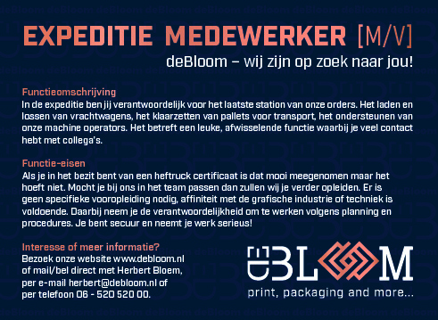 Vacature Expeditie Medeweker (m/v)