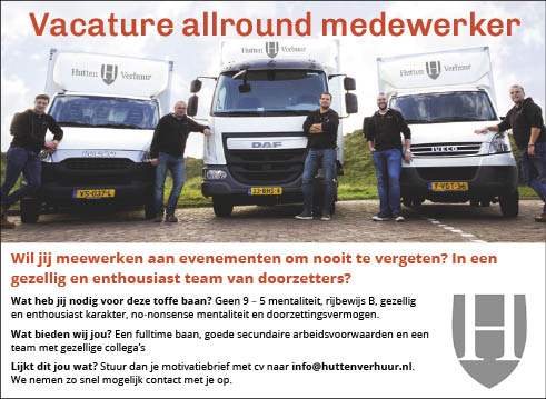 Vacature Allround Medewerker