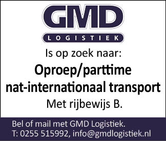 Vacature Oproep/parttime nat-internationaal transport