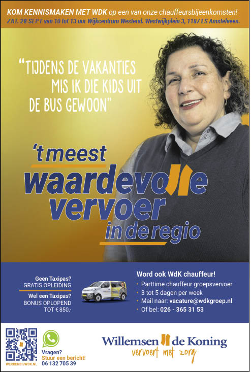 Vacature Chauffeur